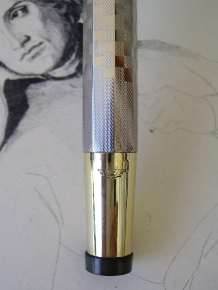 Waterman 42 faccettata 2 colori punzone.JPG