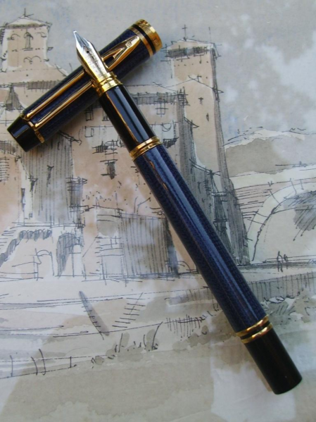 Waterman man 200 caviar blue aperta.JPG